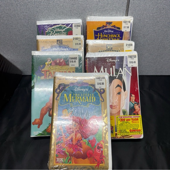 VHS New Disney Movies sealed 7 total